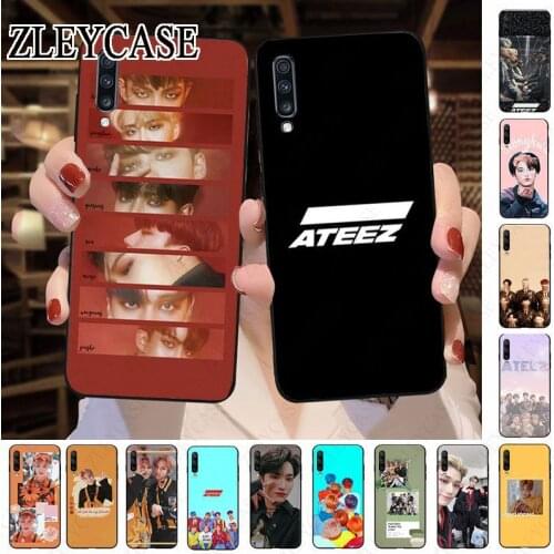 HongJoong SeongHWA ATEEZ silicone Soft Phone Case For Samsung Galaxy A50 A10 A20 A20E A20S A30S A40 A51 A70 A30 A6 A7 A8 Cover