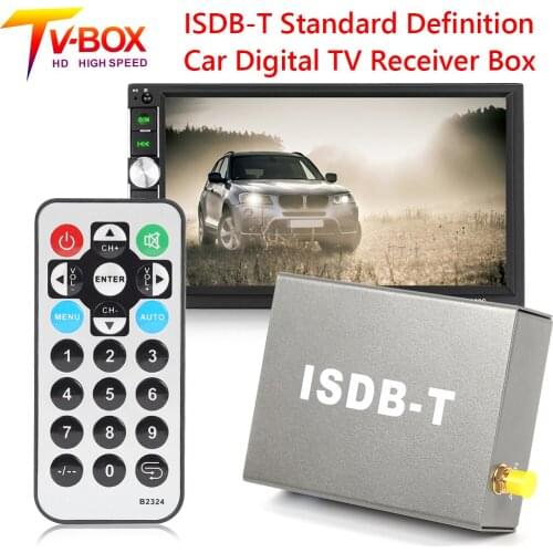 Digital TV Receiver Box One Seg Standard T502 ISDB-T Car Definition SDTV Tuner for Outdoor Personal Car Parts Decoration