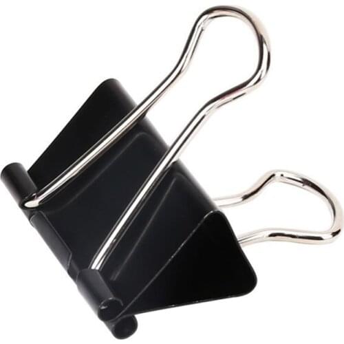 Extra Large Binder Clips 2-Inch (24 Pack), Big Paper Clamps for Office Supplies, Black