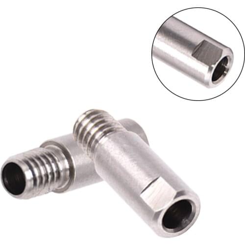 1/2 PCS 3D Printer MK8 extruder Bore 4.1mm Heat break V6 dual hotend J-head throat for Sidewinder X1 3d printer