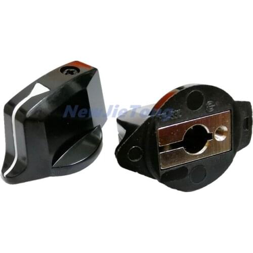 Code Band Switch Bakelite Knob PN-33C Inner Diameter 6MM with Lock Screw 32x18.5MM