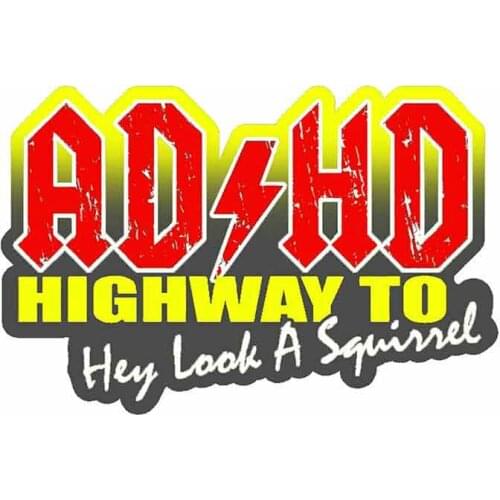 Hot ADHD Bomb Label Funny Car Stickers JDM Racing Waterproof Auto Decals Auto Sunscreen Car Decorative KK13*9cm Vinyl