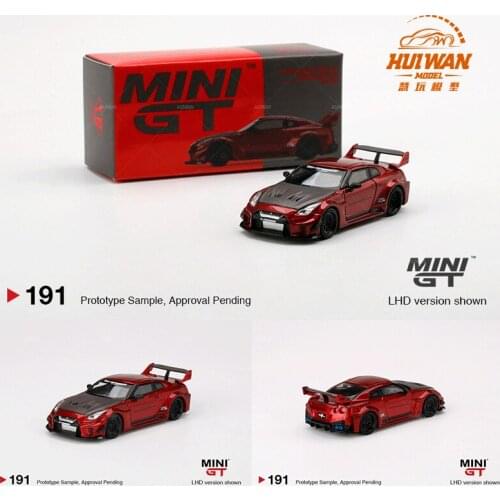 MINIGT1:64 LBWK Nissan R35 GT-R Diecast Collection of Simulation Alloy Car Model Children Toys