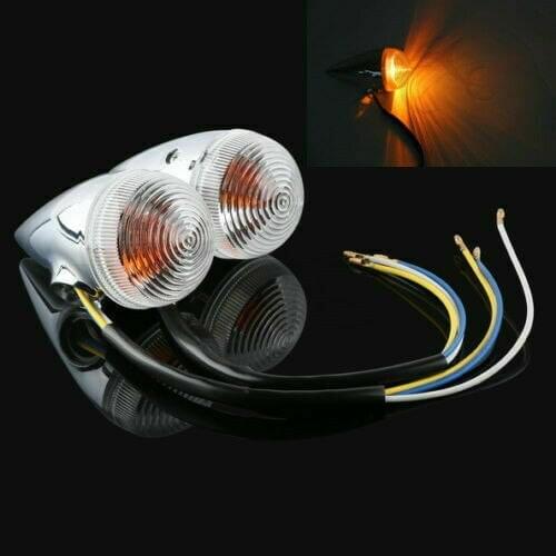 Motorcycle Clear Bullet Front Rear Turn Signals Lights For YAMAHA XV1900 2006-2013