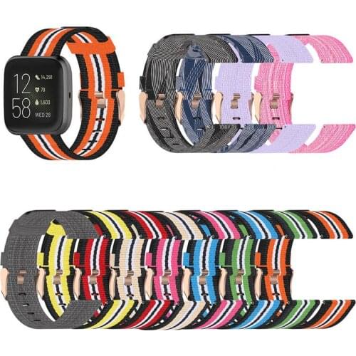Nylon Woven Band For Versa Lite/versa 2 Sport Watchband For Fitbit versa /blaze Wristband Replace Bracelet