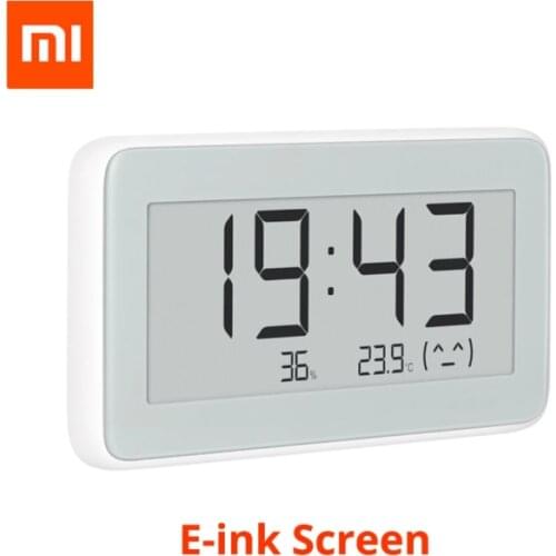 Original Xiaomi Mijia Wireless Smart Electric Digital clock Indoor Hygrometer Thermometer pro E-ink Screen Temperature
