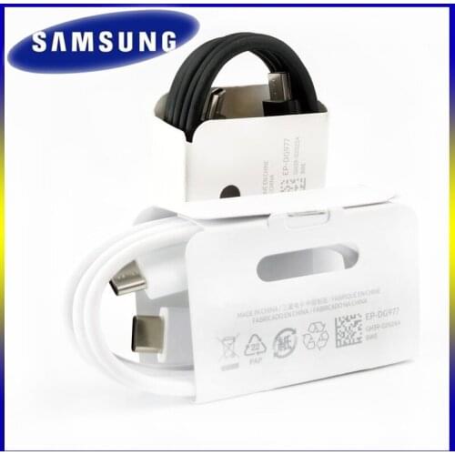 A70 samsung usb c to usb c Charge Cable Original dual type-c 3A Max Charging Data Sync Wire For Galaxy S20 Note 10 Plus A80 A71