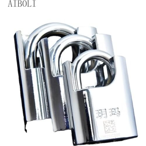 Stainless Steel Anti-theft Padlock Long Beam Edging Power Meter Box Safety Padlock