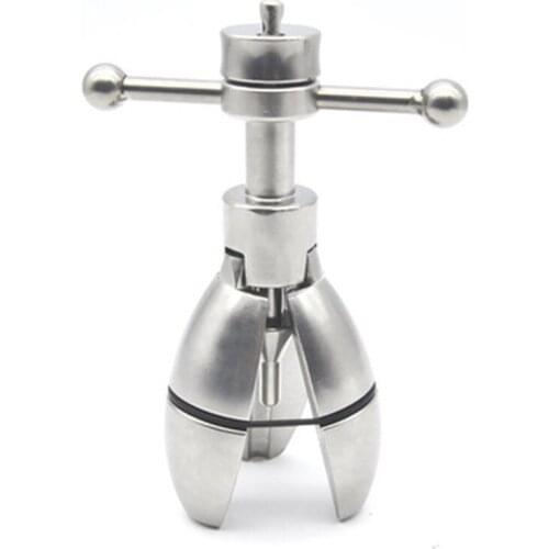 304 Stainless Steel Stretching Anal Dilator Plug with Lock,Anus extension toys dilatador Anal Beads Balls Sex Toys for Men Woman
