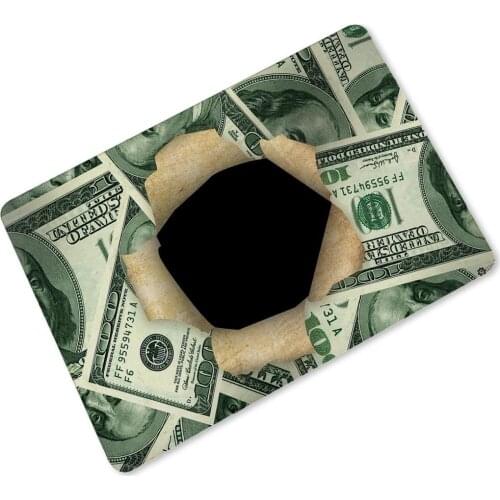 Dollar Print Carpets For Living Room Study Corridor Money Rubber Door Mat Carpet Club Bedroom Match Coffee Rugs Shop Hotel Full