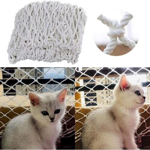 4M Wide 5/10cm Grid Child Safty Protection Nets Home Balcony Railing Stairs Baby Fence Against Falling Nylon Netting