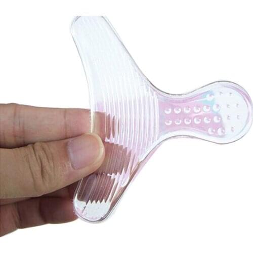 Silicone Invisible Gel Insole Triangle Transparent T Shape Slip Resistant Foot Protector Cushion Sticker High Heel Shoes