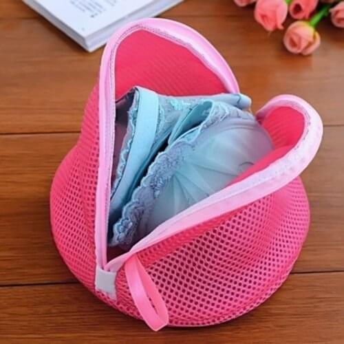 Laundry Washing Bag Fashion Portable Bra Underwear Sock Shirt Clothing Wash Protecting Mesh Bag Thicken Washing Machine Net Bag