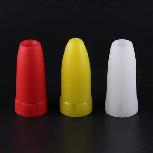 JIGUOOR Max inner diameter 24.5mm LED Flashlight White/Yellow/Red Diffuser For Convoy S2 S3 S4 S5 S6 S7 S8 Flashlight Lamp Cover