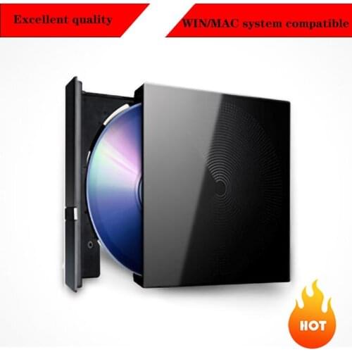 External Drives DVD-ROM SDR-08B1-U Black Ultrathin WIN/MAC System Compatible
