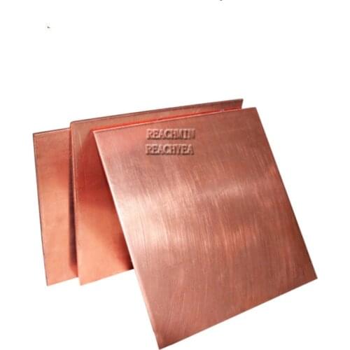 1mm 2mm 3mm 4mm Thickness 99.9% Copper Sheet Plate Pure Copper Cu Metal 100mm 200mm 150mm