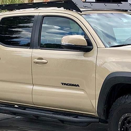 2 Pack Door Letter Inserts Trunk Car Door Tailgate Decal Emblem Sticker Badge Replacement for Tacoma 2005-2015 (Black)