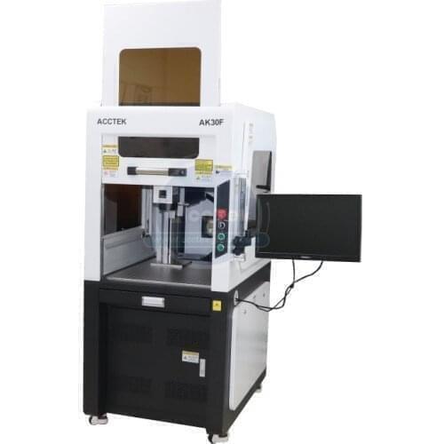 20w 30w electric lifting metal marking machine stainless steel laser engraving machine