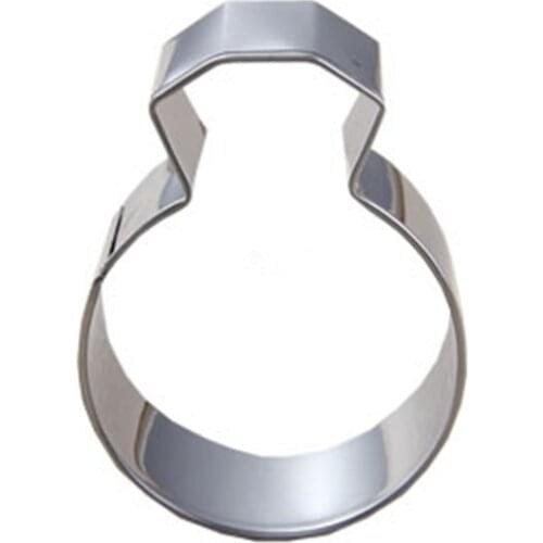 Diamond Ring Wedding Mousse Biscuit Cookie Cutter Tools Dessert Decoration Stainless Steel Japanese Kitchen Gadgets Fondant