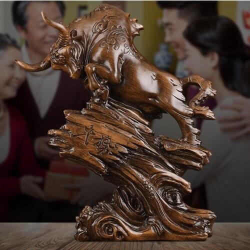 Fortune Cow Office table top furnishing Fortune Cow office decoration shop opening gifts gifts