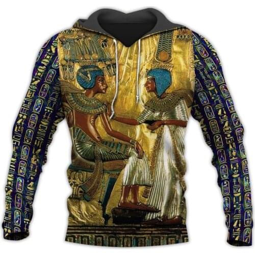 Ancient Egypt Tattoo 3D All Over Printed Hoodie For Men And Women Casual Retro Streetwear Pullover Casual Funny Hoodies A-525