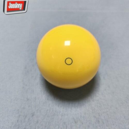 Jassinry 57.25mm Resin Pool Billiard cue ball with blue circle 2 1/4inch single Billiard white ball Billiard accessories