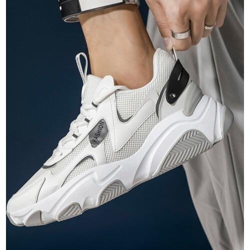 Sneakers for Men Lace-up Breathable Man Cotton Shoes Outdoor Leisure Shoes Casual Sneakers For Men