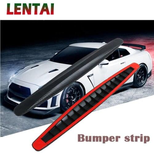 LENTAI For Skoda octavia a7 a5 2 rapid Lada granta Volvo xc90 Lifan 1Set Carbon Fiber Car Body Protector Auto Bumper Crash Strip