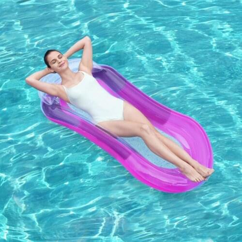 Summer swimming adult water floating air cushion water bed, inflatable mesh floating row leisure floating bed