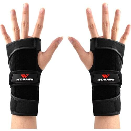 Ski Protective Mitts Wrist Protector Cycling Protection Half-Finger Gloves