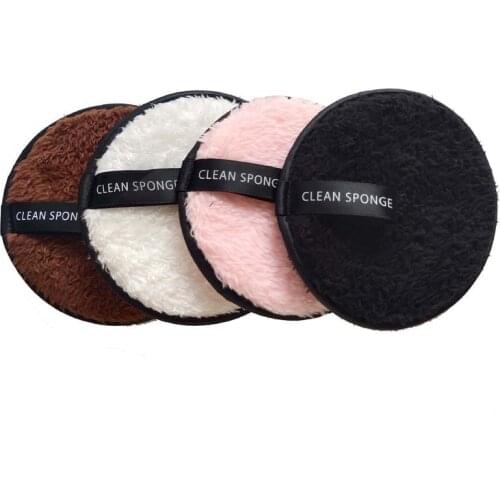 4Pcs Reusable Makeup Remover Towel Cotton Wipes Mix Colors Make Up Removal Remover Microfiber Cleansing Wipe Pads