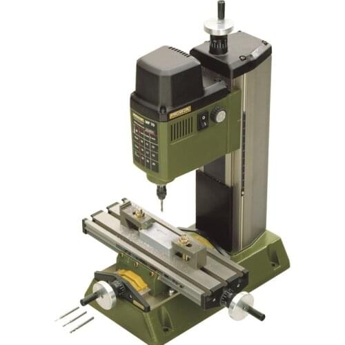 Dimensions: 200*70mm 220V 100W 50/60HzPROXXON Mini Milling Machine MF70 Bench Driller Mini Woodworking Lathe Machine