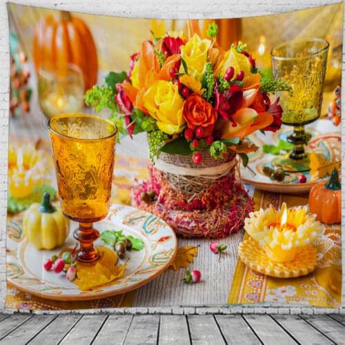 Thanksgiving Tapestry ,Christmas holiday Tapzi, Wall Hanging For Home Decoration Living Room Bedroom Wall Art Large size