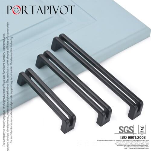 Cabinet Wardrobe Handle American Small Handle Modern Minimalist Cabinet Door Drawer Nordic Dark Gray Handle