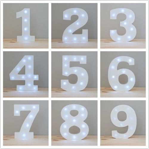 LED modeling light plastic modeling lights digital letters 0--9led lighting digital letters party decoration