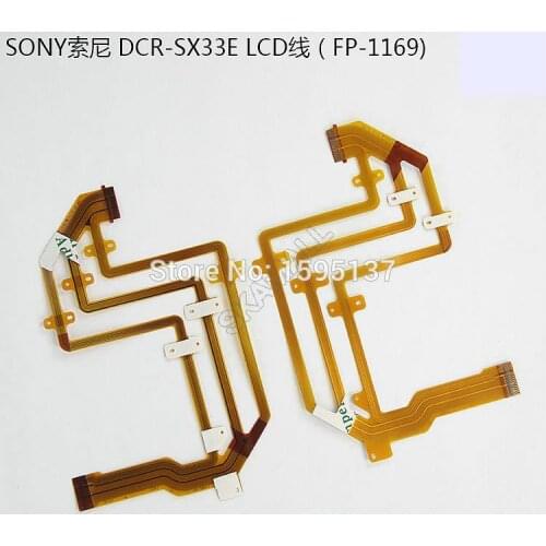 2PCS/ "FP-1169" NEW Video Camera Parts For SONY SX33E SX34E SX43E SX44E SX63E SX33 SX34 SX43 SX44 SX63 LCD Flex Cable