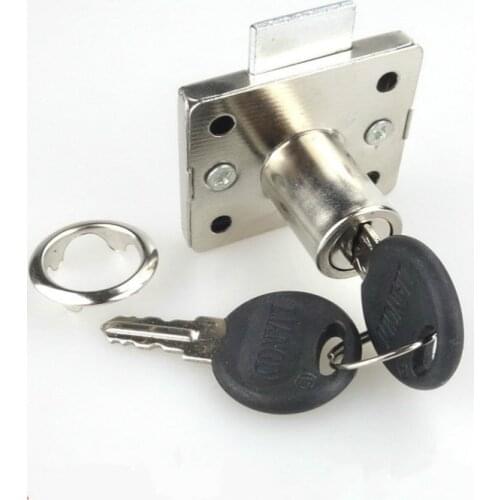 101 Practical Desk drawer lock Wardrobe Cabinet Iron Cam Locks 16mm Lock Core Anti-theft Security Furniture Hardware