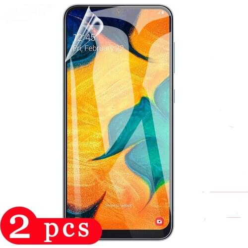 2Pcs protective film for samsung galaxy A90 A80 A70 A60 A50 A40 A30 A20 hydrogel film soft full cover A10 phone screen protector