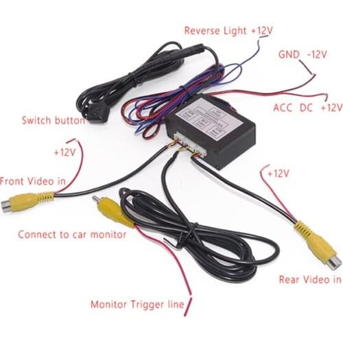 Car Reversing Camera Right View Blind Zone spot Intelligent Switching Front View Rear back view Two-Way Controller Smart switch
