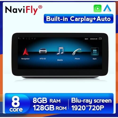 12.5inch Carplay anti-glare screen For Mercedes Benz B class W246 B180 B220 B200 B250 2013-2019 NTG 4.5/5.0 Car Multimedia GPS