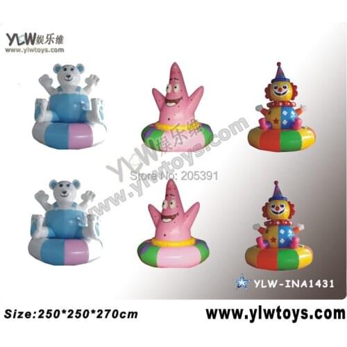 Children rotating inflatable toy,playground equipment,play equipment for kids