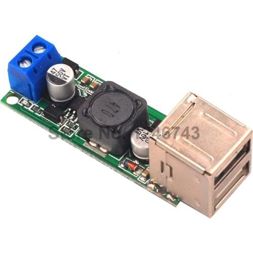 Dual USB Buck Module 6-35V to 5V 3A Car Charger Switch 5V DC-DC Power Supply Module 3A Buck Regulator