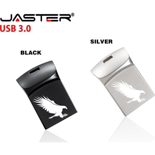 JASTER mini USB flash drive ultra metal memory stick pen drive 16GB 32GB 64GB Pendrive custom logo christmas gifts for kids