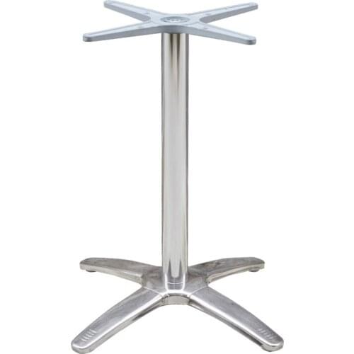 Restaurant table legs fast food table four claw feet aluminum alloy bracket stainless steel frame four feet Roman table base