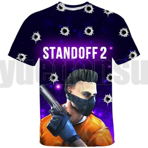 3D Print Standoff 2 T Shirt Kids Hot Game Over sized Tee Top teenager Casual Street wear Boys Girls Short Sleeve Hip Hop T-shirt