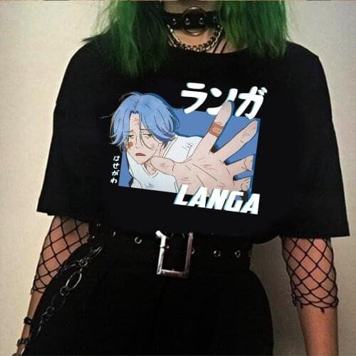 New Anime SK8 The Infinity T Shirt Langa Hasegawa Graphic Tees Harajuku Unisex Tops T-shirt Male