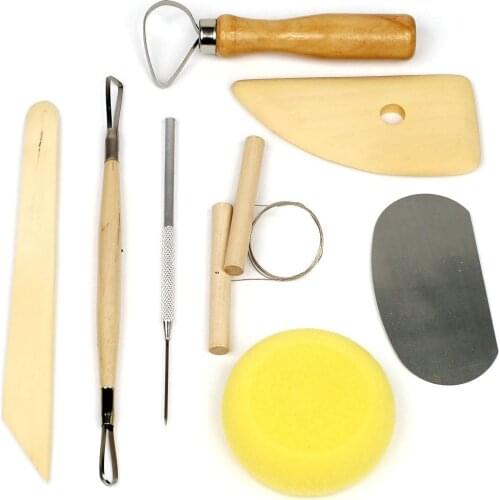 Pottery Clay Modelling Tool Sculpture Kit Set Polymer Clay Shaper Playdough Tools
