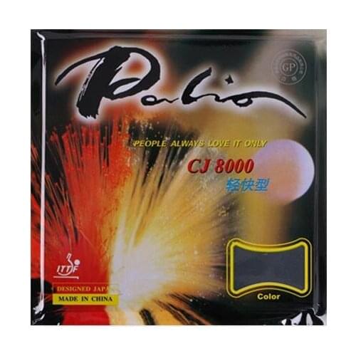 ITTF Origional Palio CJ8000 LIGHT FAST GP Sponge High Quality Table Tennis rubber Table Tennis cover / Pingpong rubber