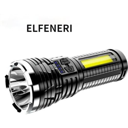 LED Flashlight Strong Light Rechargeable Super Bright Small Xenon Special Forces Portable and Versatile Led Remote Spotlight