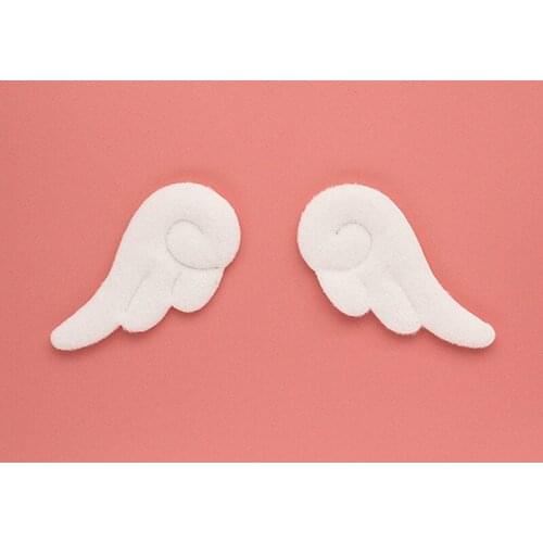 Anime Angel Wings Hair Accessories Set Girls Kids Cartoon Cute Plush Girls Pins Hair Clips Barrettes Headdress headwear Hairpin